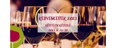 KEDVENCEITEK 2023 - KÖTETLEN KÓSTOLÓ