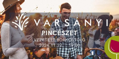 Varsányi Pincészet vezetett borkóstoló 2024.11.22.