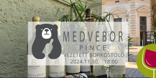 Medvebor Pince vezetett borkóstoló 2024.11.30. 