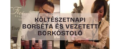   Költészetnapi borséta és vezetett borkóstoló 2025.04.11.