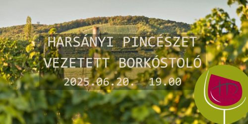 Harsányi Pincészet vezetett borkóstoló 2025.06.20.
